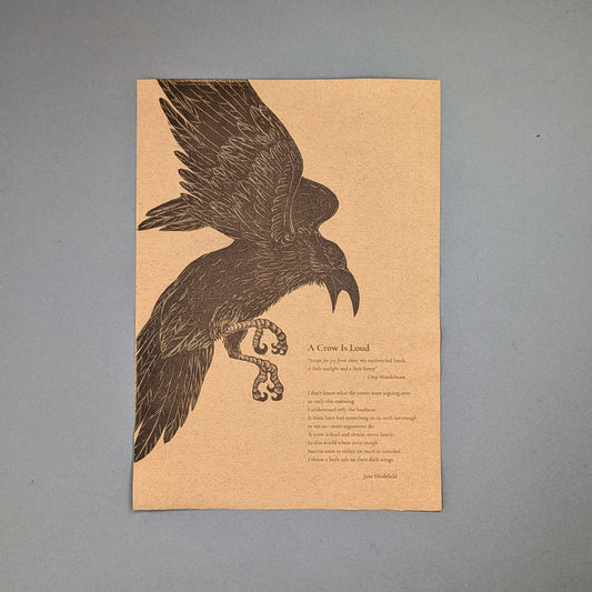Crow is Loud / Jane Hirschfield / Standard Print