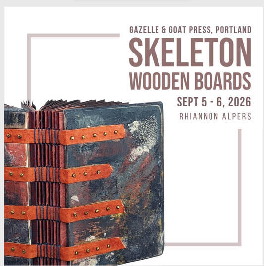 Skeleton Wooden Boards Binding | Sept 5-6, 2026 | In-Person