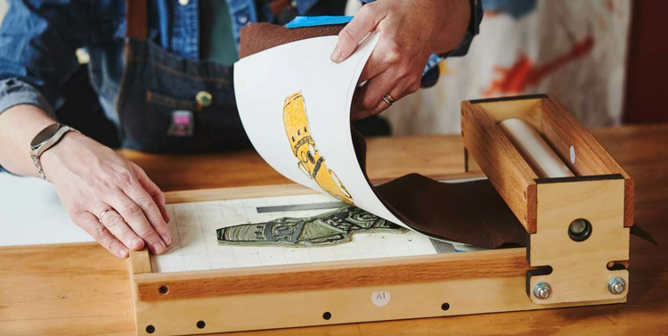 Reduction Linocut Printmaking (4-week) | Wildcraft Studio Portland