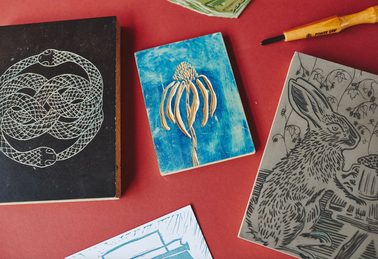 Reduction Linocut Printmaking (4-week) | Wildcraft Studio Portland