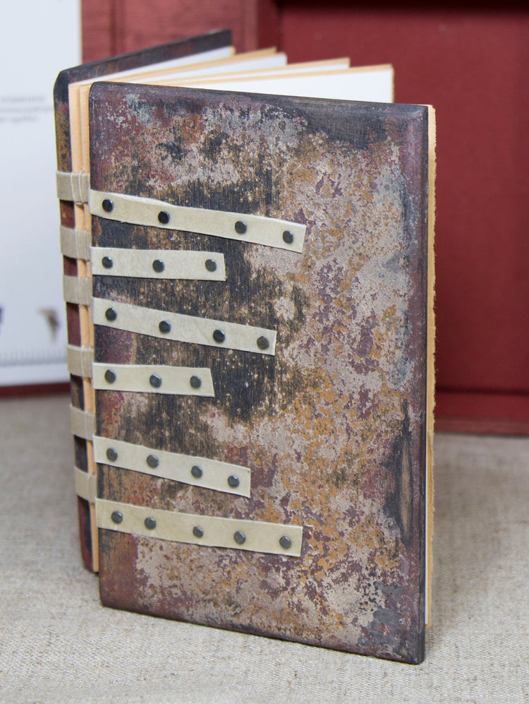 Newport Book Arts Festival | Skeleton Wooden Boards Binding