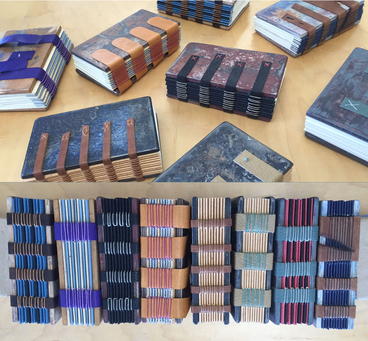 Newport Book Arts Festival | Skeleton Wooden Boards Binding