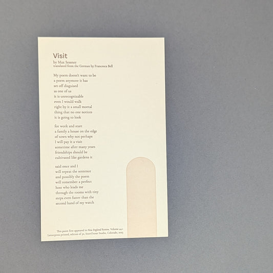 Visit Broadside by Max Sessner